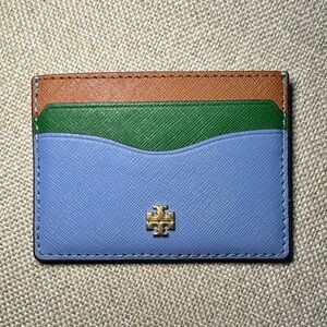 Tory Burch Emerson Colorblock Card Case Holder